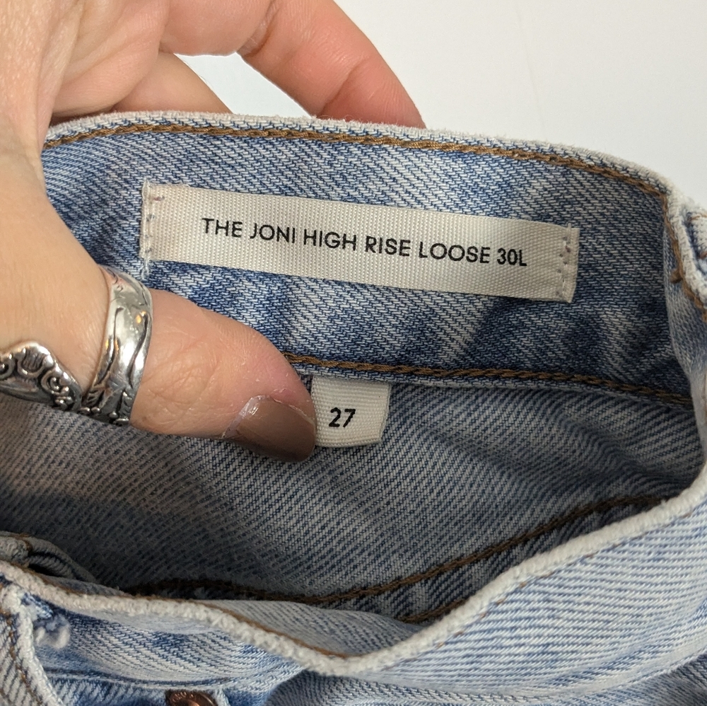 Aritzia Denim Forum The Joni High Rise Loose Size 27 - Picture 4 of 8